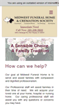 Mobile Screenshot of midwestfuneralhome.com